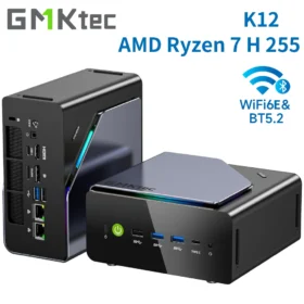 GMKtec K12 Мини-ПК AMD Ryzen 7 H255 Radeon 780M WiFi 6E Barebone | Купить с доставкой