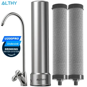 ALTHY U200PRO — фильтр для воды под мойку с краном, удаляет бактерии, металлы, хлор | Доставка по Израилю