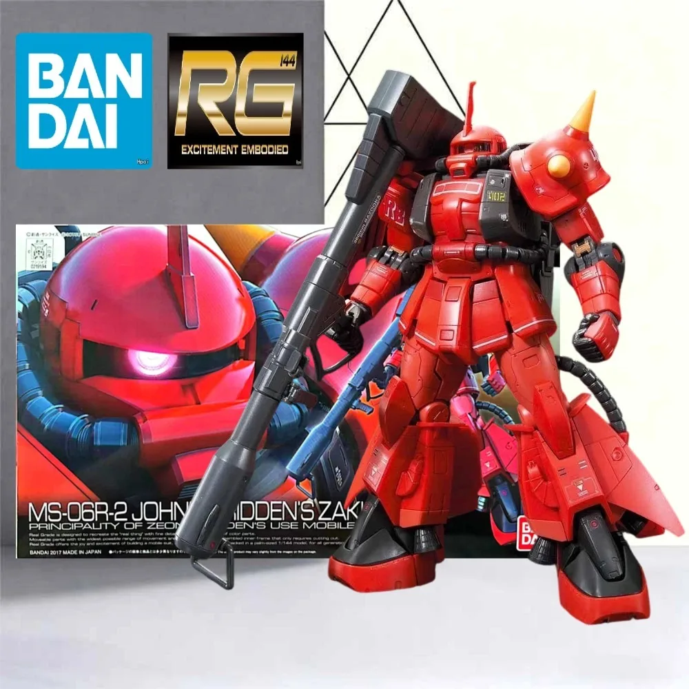Bandai RG #26 MS-06R-2 Зaku II «Красная молния» Джонни Риддена — сборная модель Gundam | Купить с доставкой