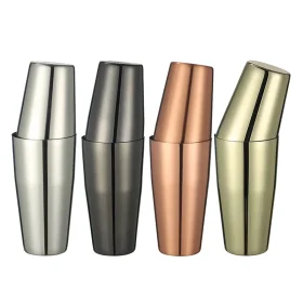 800ml Boston Cocktail Shaker Martini Bar Cocktail Shaker Stainless Steel Boston Flair Mixing Tin Set
