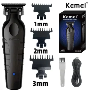 Kemei KM-2299 Профессиональная машинка для стрижки 1200mAh USB | Доставка по Израилю