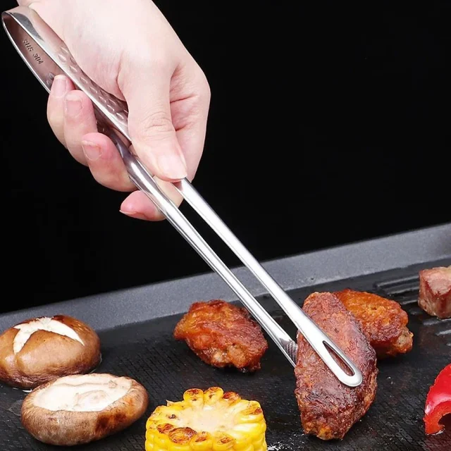 Щипцы кухонные из нержавеющей стали, жаростойкие, для BBQ и салатов | доставка в Израиле
