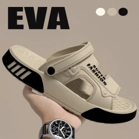 Мужские шлёпанцы EVA на платформе — для дома, пляжа и прогулок | купить в Израиле