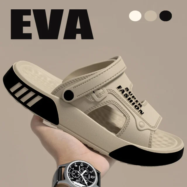 Мужские шлёпанцы EVA на платформе — для дома, пляжа и прогулок | купить в Израиле