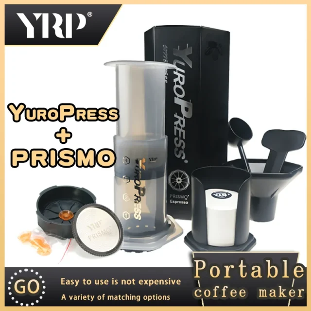Портативная кофеварка эспрессо AeroPress + бумажные фильтры 64мм 350шт | купить в Израиле