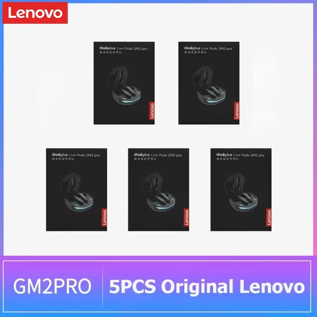Lenovo GM2 Pro TWS Bluetooth 5.4 — игровые беспроводные наушники с микрофоном, 5 шт. | ????????-??????? ???????