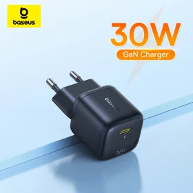Baseus 30W GaN зарядное устройство PD3.0 QC3.0 для iPhone и планшетов Type-C | быстрая доставка