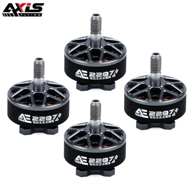 Бесколлекторный мотор AxisFlying AE2207 V2 1860KV/1960KV для FPV дрона 5 дюймов | купить в Израиле