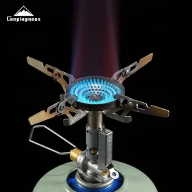 CAMPINGMOON XD-2F Портативная газовая горелка с ветрозащитой для походов | купить в Израиле