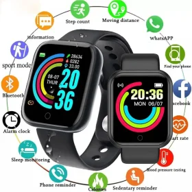 Смарт-часы D20 Y68 с Bluetooth для Android/iOS | купить в Израиле