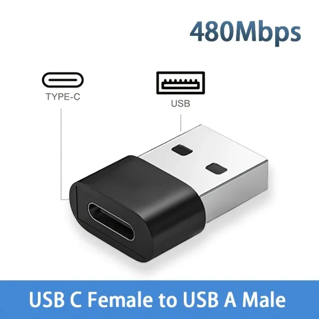 Адаптер USB — Type C, конвертер для зарядки и передачи данных | доставка в Израиль