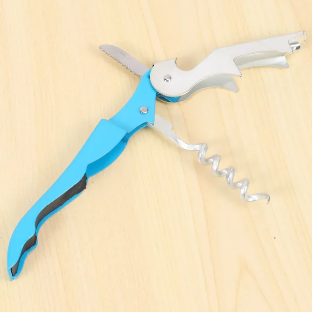 ABXF-5 Pack Corkscrew Heavy Duty Wine Opener Set With Foil Cutter And Bottle Opener Wine Key For Waiters,Home